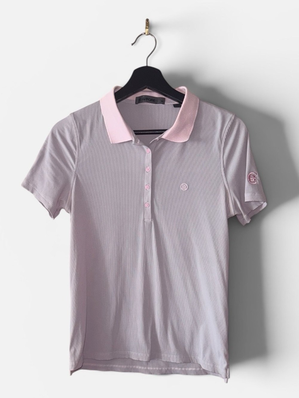 Gfore Feeder Stripe Tech Jersey Golf Polo - M - Picture 2 of 7